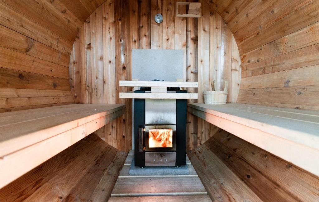 Sauna vanbinnen